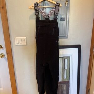 NWT Free People Hit the Slopes Fleece Overalls